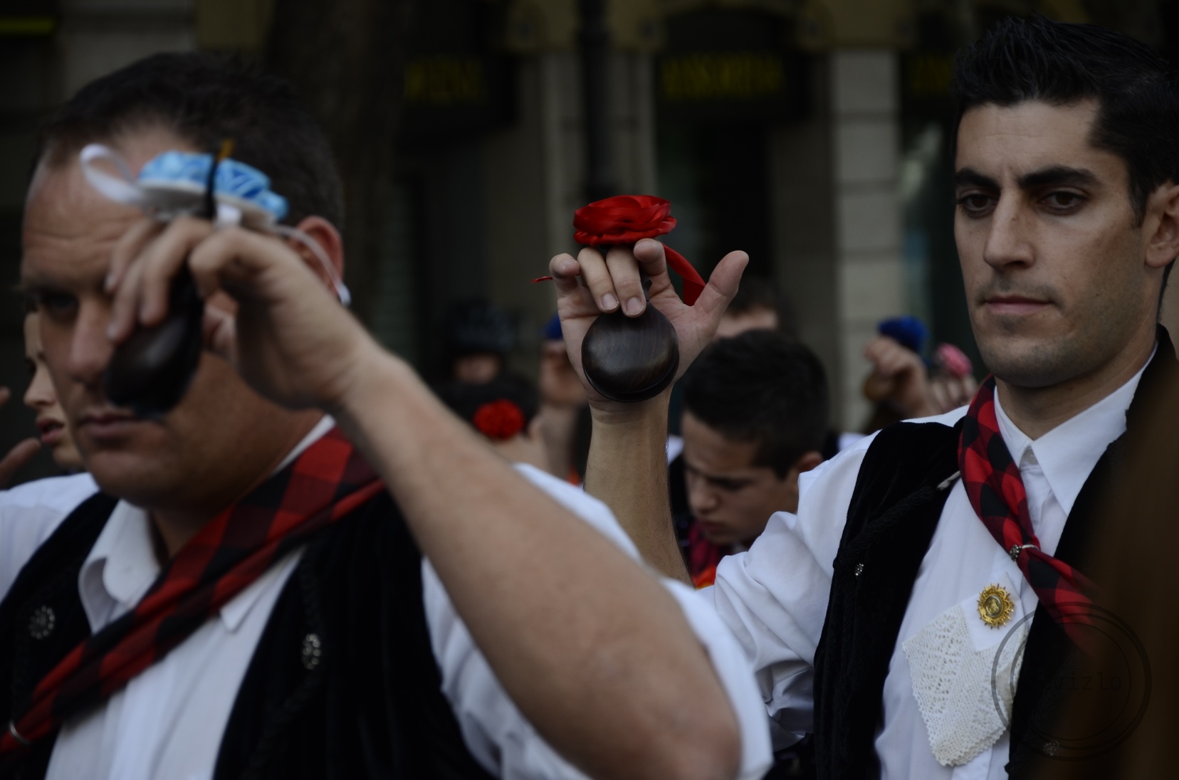 folclore cántabro en la fiesta de la transhumancia en Madrid